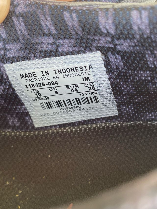 Zapatillas Nike swoosh negro-azul Marino talla 44