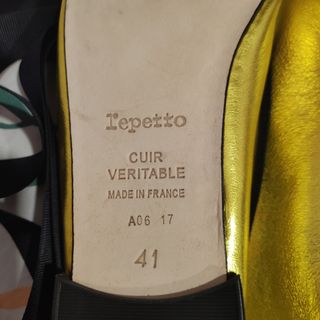 Zapatillas ballet Repetto amarillas T-41