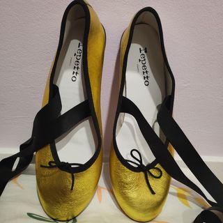 Zapatillas ballet Repetto amarillas T-41