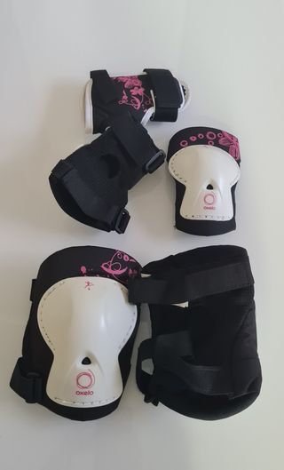 Protectores Oxelo patinaje niña