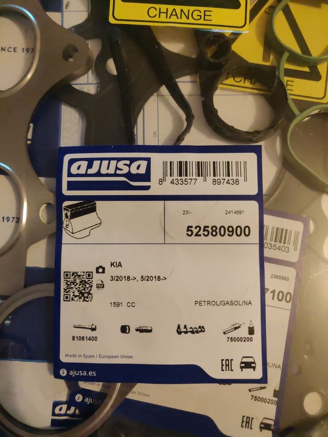 Junta culata Kia Ajusa 52580900