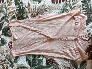 Chaleco rosa pastel | Cardigan