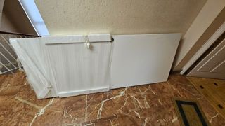 Puerta corredera blanca Leroy Merlin modelo Bari