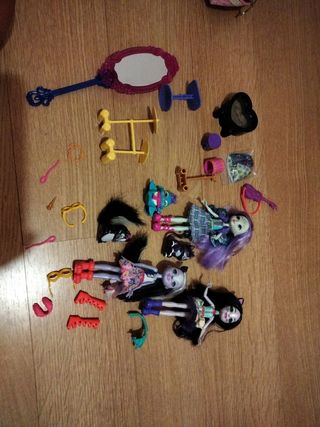 Enchantimals: 3 muñecas y mascotas