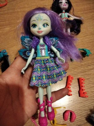 Enchantimals: 3 muñecas y mascotas