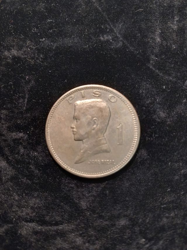 Moneda 1 Peso Filipinas 1974 Rizal