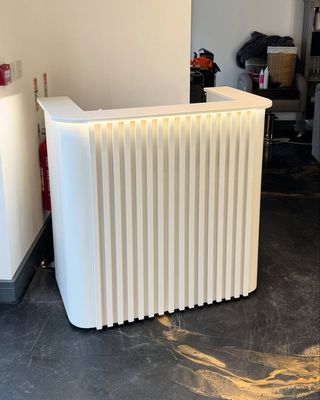 Banco Ricezione in Legno Bianco