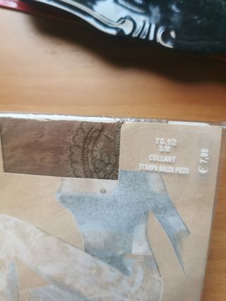 Collant nude con fantasia