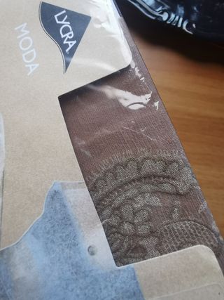 Collant nude con fantasia