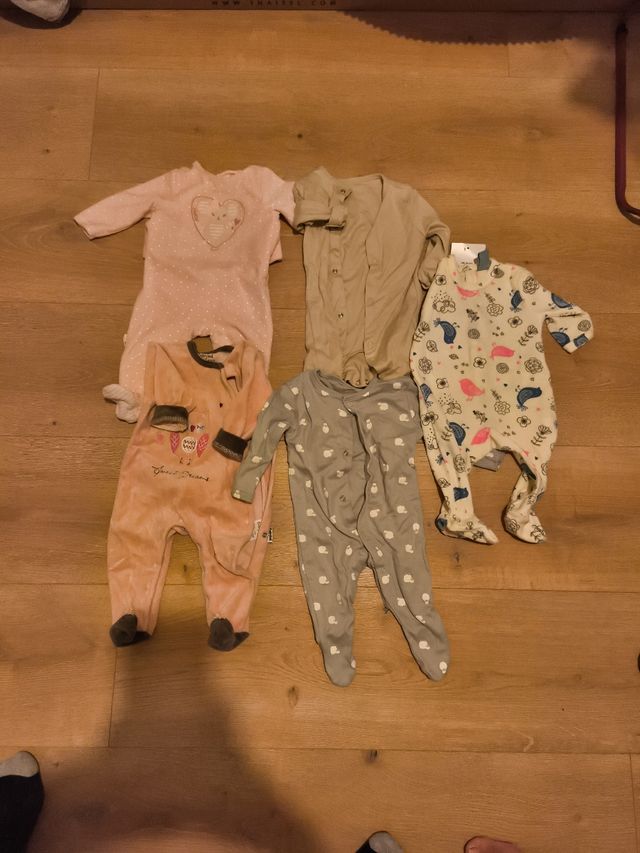Pijamas bebé (3-6 meses) - 5 uds.