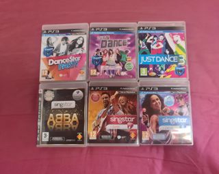 Lote 6 Juegos PS3 Musicales PS3