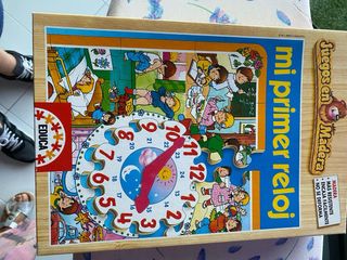 Rompecabezas reloj infantil