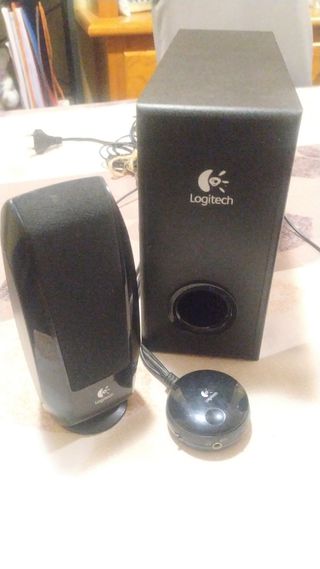 Altoparlanti Logitech 2.1 neri