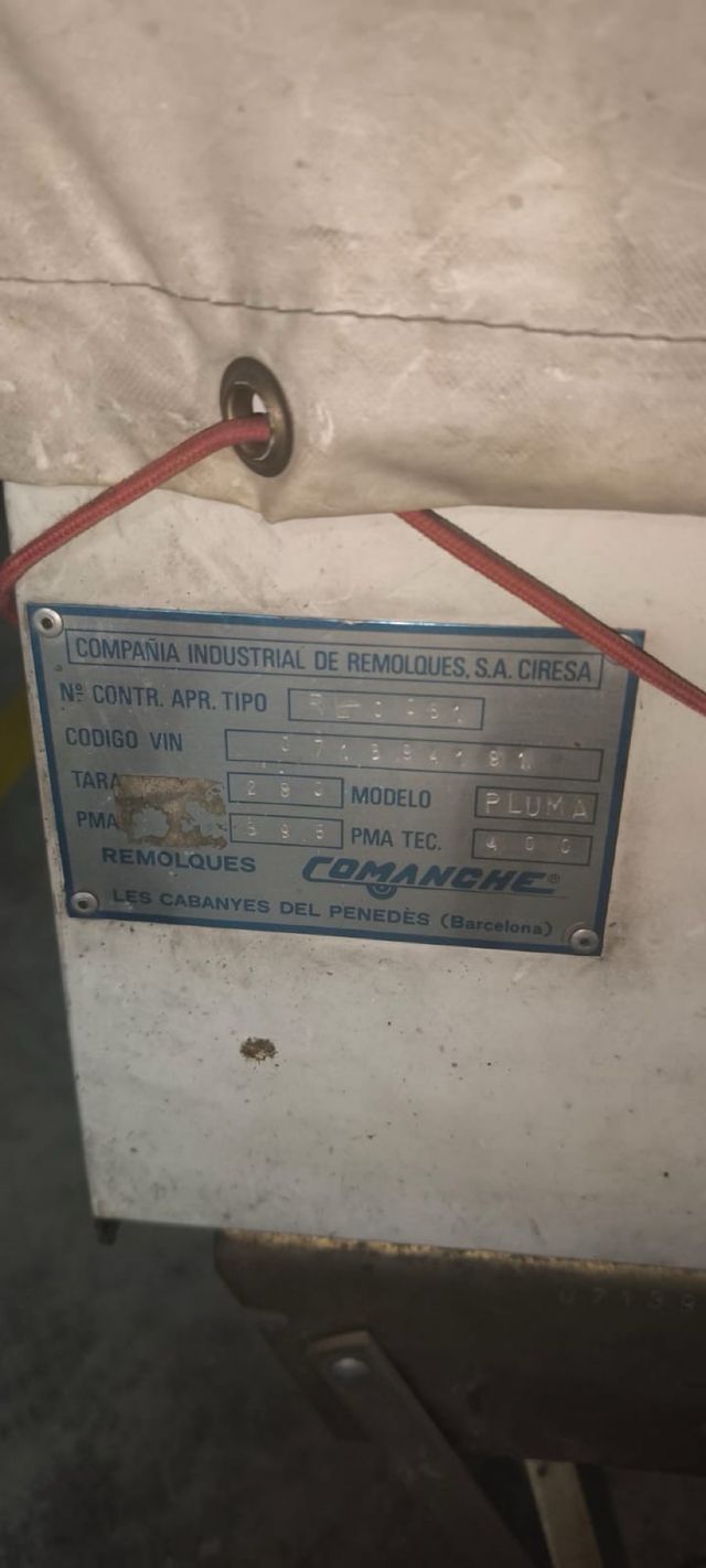 Remolque Comanche plegable