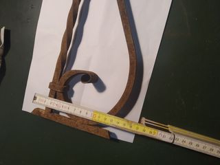 Mensola ferro battuto vintage