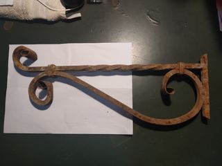 Mensola ferro battuto vintage