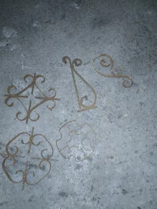 Mensola ferro battuto vintage