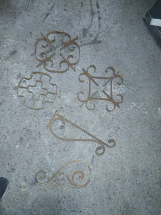 Mensola ferro battuto vintage