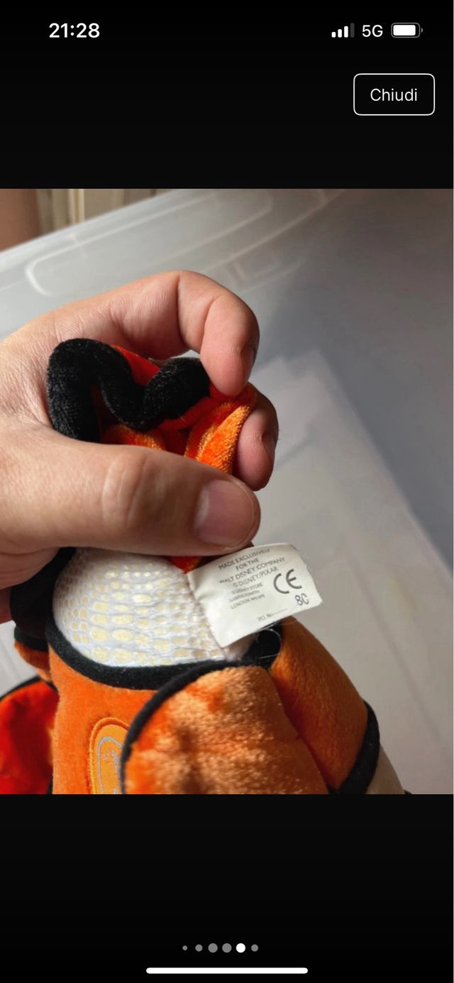 Peluche Nemo Disney - Alla ricerca di Nemo