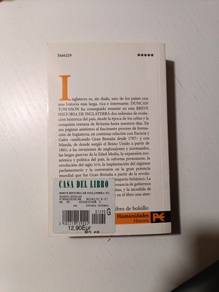 Breve historia de Inglaterra