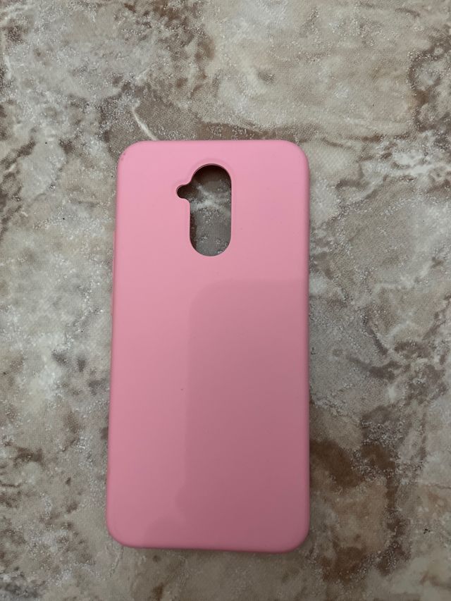 Funda móvil rosa silicona