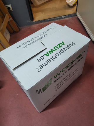 Caja de mudanza  - moving boxes - Umzugskartons 