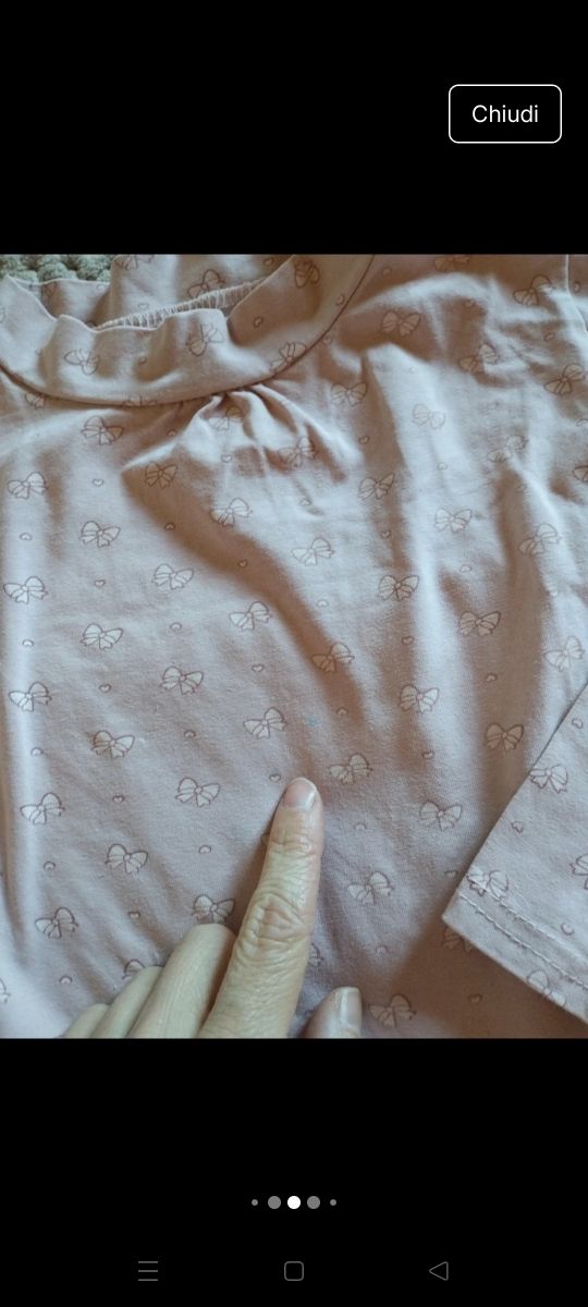 4 Maglie bimba 6 anni cotone