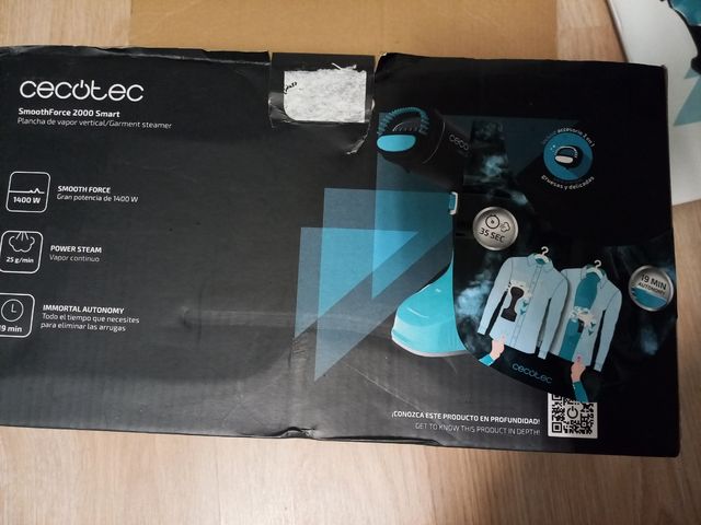 Plancha Vapor Cecotec SmoothForce 2000