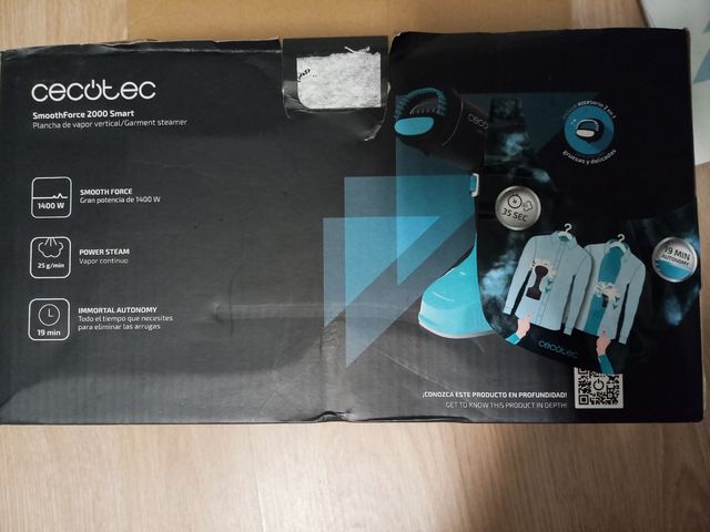 Plancha Vapor Cecotec SmoothForce 2000