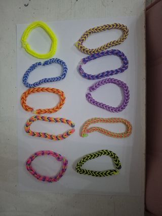 10 braccialetti  elastici 