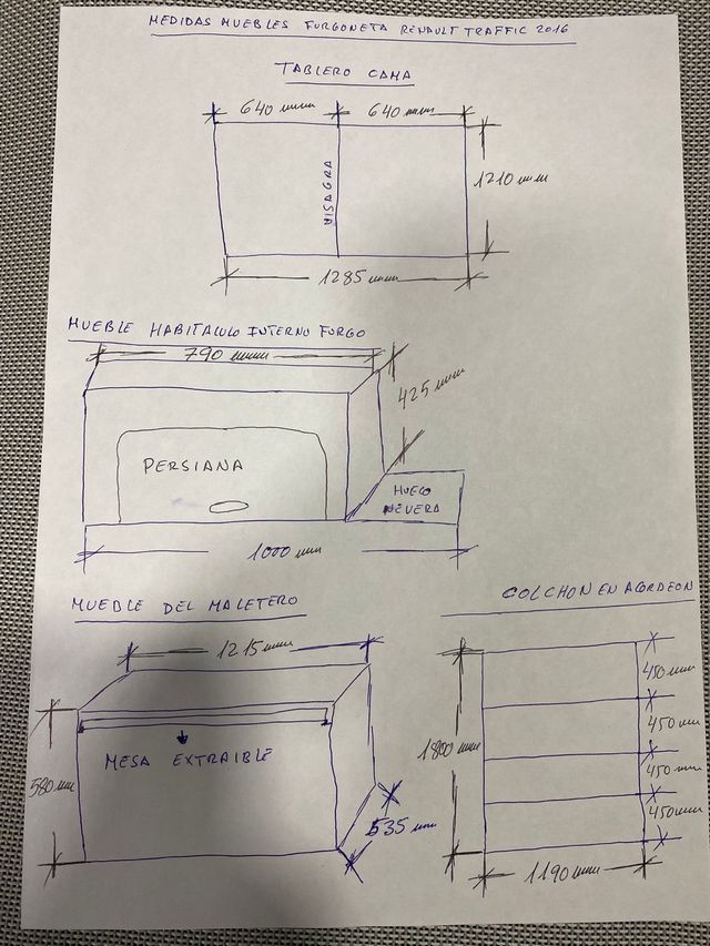 Muebles Camper: Armarios y separadores