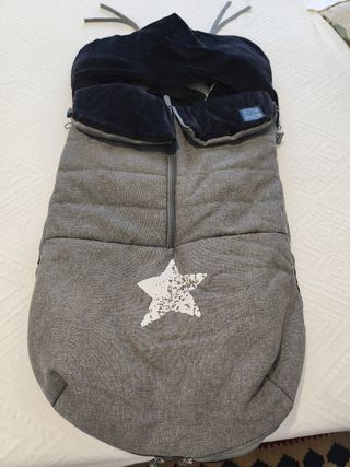 Saco Jane bebé invierno gris