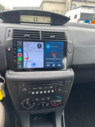 Radio Android Carplay Citroen C4 2+64+camara
