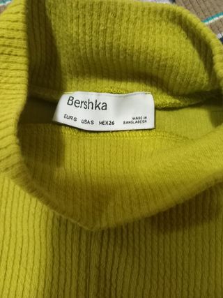 2 Camisetas manga larga: marrón & verde oliva