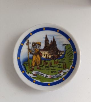 Lote 5 artículos religiosos Santiago