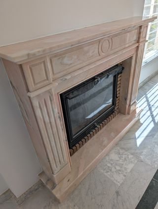 OFERTA!!Chimenea Mármol Rosa Portugués