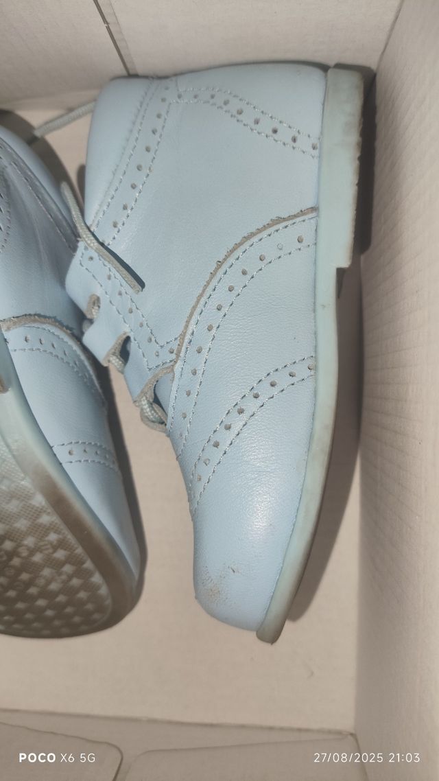 Zapatos Angelitos bebé niño, azul