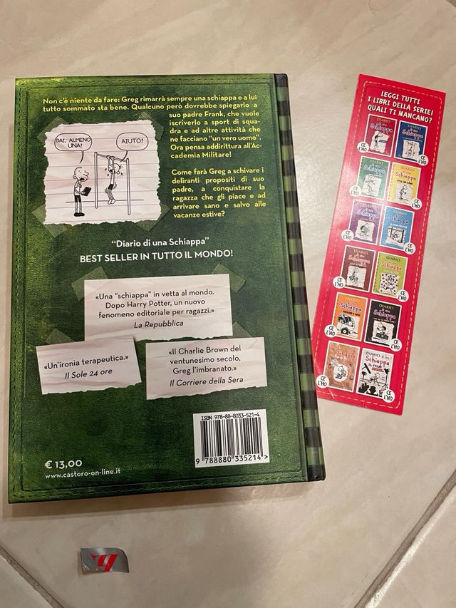 Diario di una schiappa – Ora basta! con segnalibro