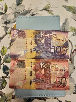 Banconote Kenya 50 e 100