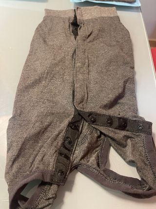 Vestido perro o gato, talla M - Gris