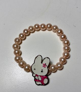 Pulsera Hello Kitty - Perlas Rosa