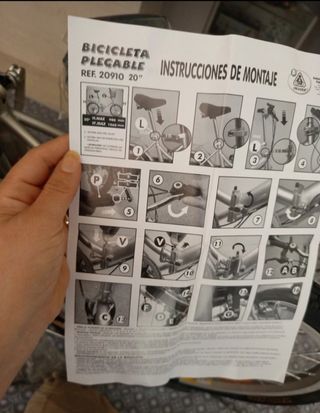 Bicicleta plegable nueva INGUSA  TG"04