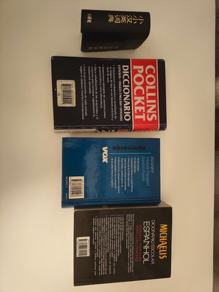 Pack diccionarios inglés francés portugués chino 