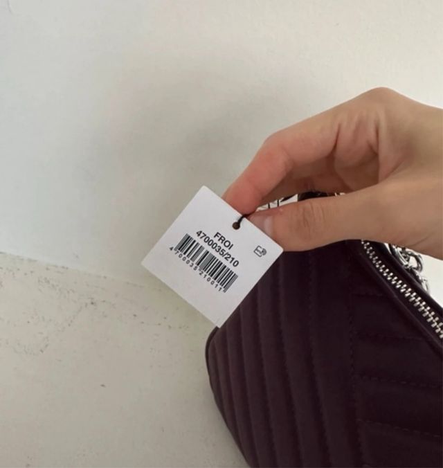 Bolso Misako marrón acolchado