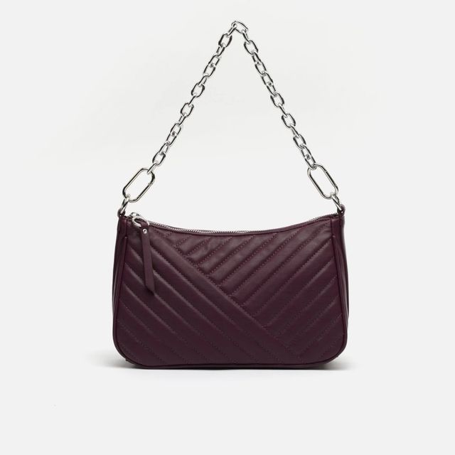 Bolso Misako marrón acolchado