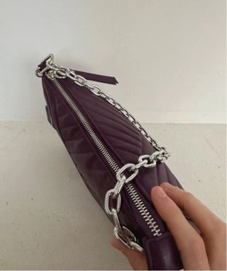 Bolso Misako marrón acolchado
