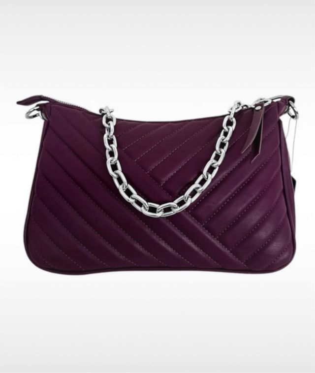 Bolso Misako marrón acolchado