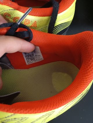 Zapatillas Adidas Copa amarillas