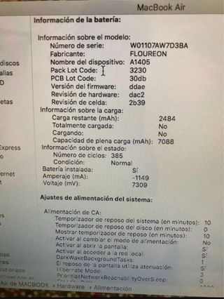 MacBook Air 2011 Plata