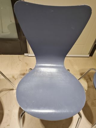 OPORTUNIDAD: 3 Sillas diseño moderno azul